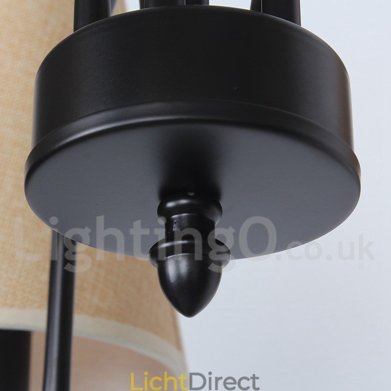 8-lichts moderne rustieke mediterrane stijl kaars-stijl kroonluchter