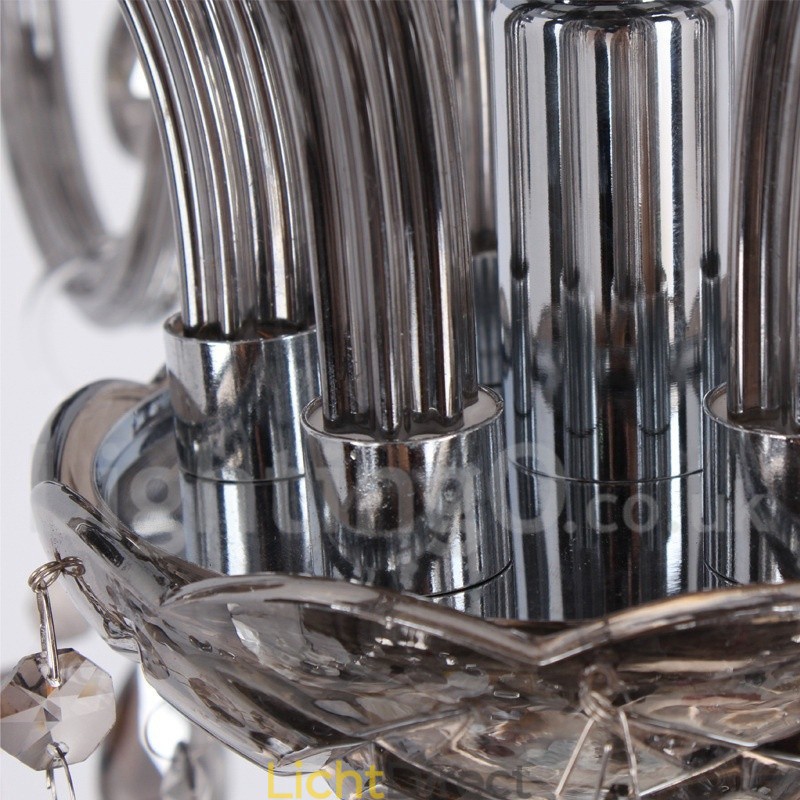 8-lichts K9-kristallen kaars-stijl kroonluchter