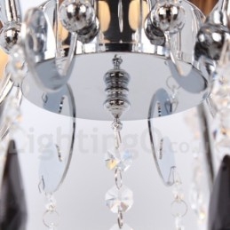 8-lichts moderne K9-kristallen kaars-stijl kroonluchter