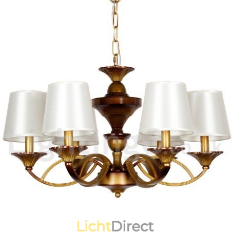 6-lichts retro mediterrane stijl rustieke kaars-stijl kroonluchter 6-lichts retro mediterrane stijl rustieke kaars-stijl kroonluchter