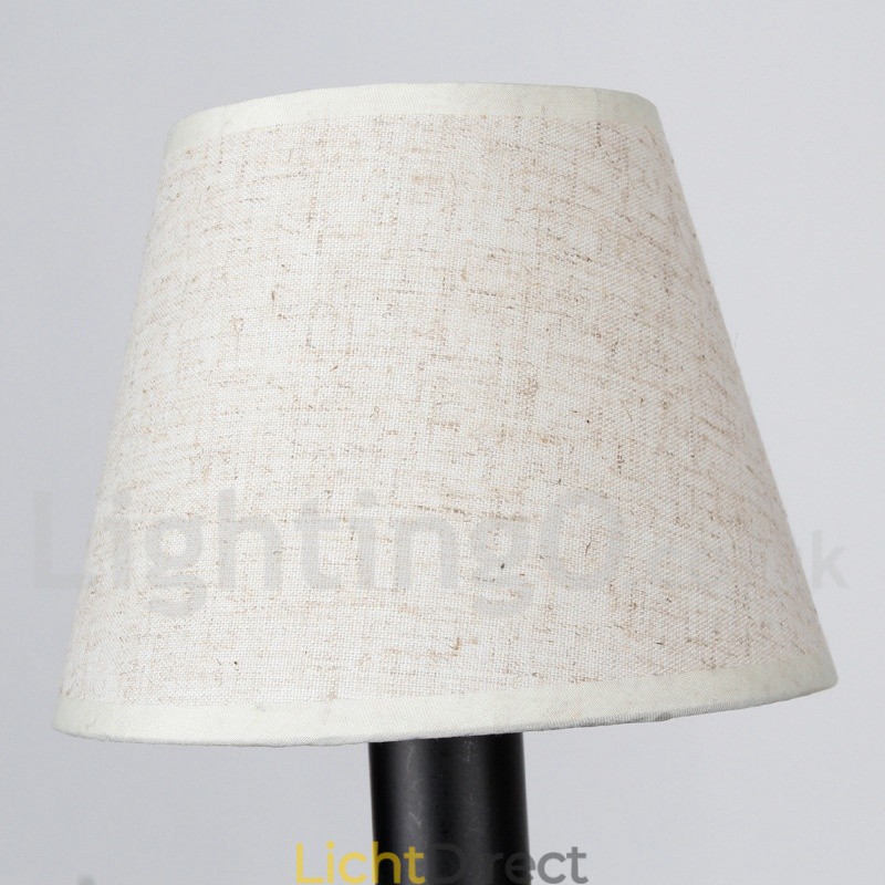 6-lichts rustieke retro zwarte mediterrane stijl eigentijdse kaarsstijl kroonluchter