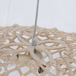 Vintage houten kroonluchter