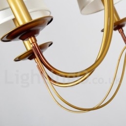 8 Lichts Rustieke Mediterrane Stijl Moderne Hedendaagse Kaars Stijl Kroonluchter