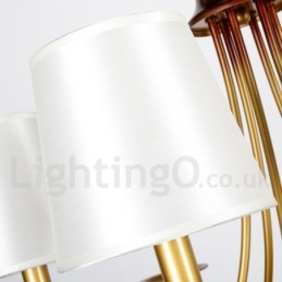 3-lichts rustieke mediterrane stijl moderne eigentijdse kaars-stijl kroonluchter