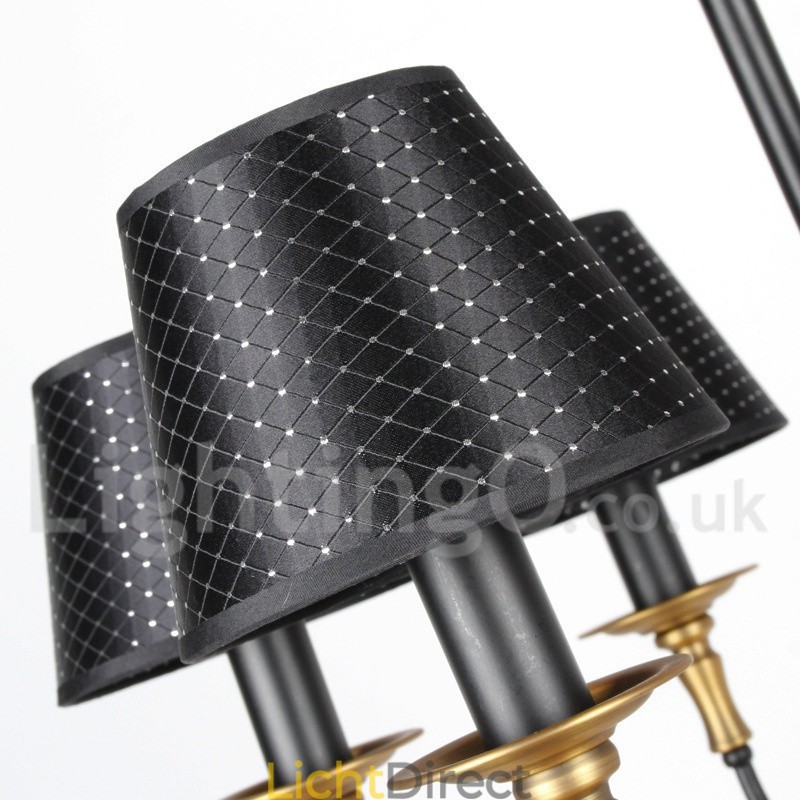 5-lichts retro rustieke kaars-stijl kroonluchter