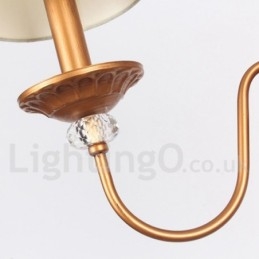 3-lichts retro kaars-stijl kroonluchter