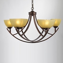 Kroonluchter 6 lampen Traditioneel Klassiek Vintage Metaal