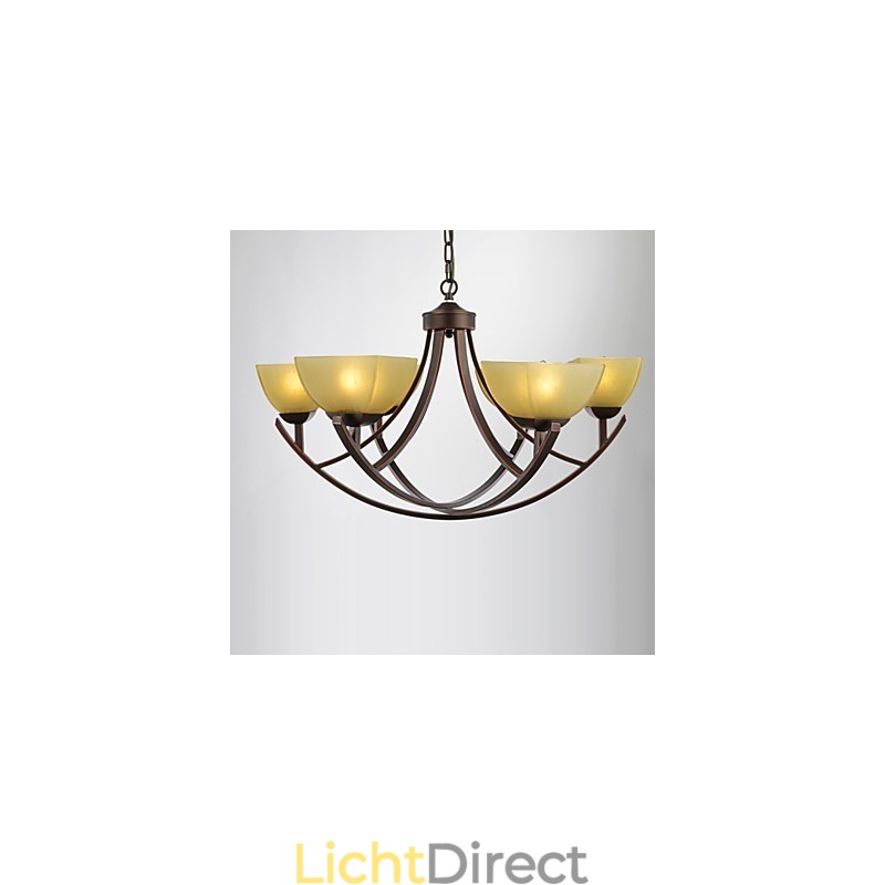 Kroonluchter 6 lampen Traditioneel Klassiek Vintage Metaal