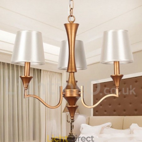 3-lichts kroonluchter in mediterrane stijl met kaarsen 3-lichts kroonluchter in mediterrane stijl met kaarsen