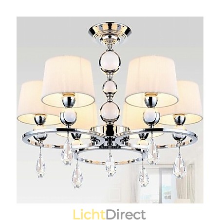 Moderne eigentijdse kristallen chromen metalen kroonluchter Moderne eigentijdse kristallen chromen metalen kroonluchter