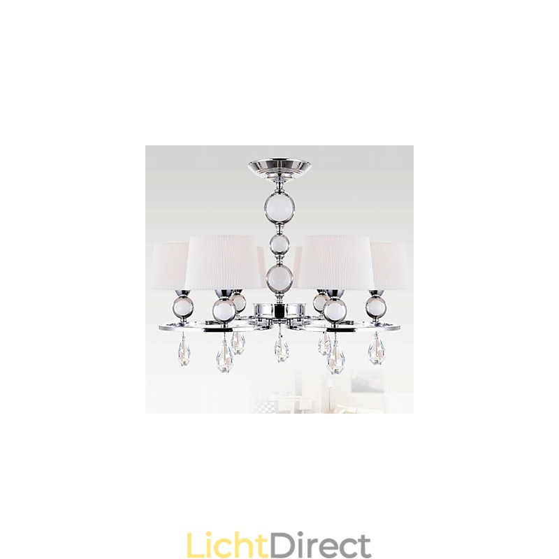 Moderne eigentijdse kristallen chromen metalen kroonluchter