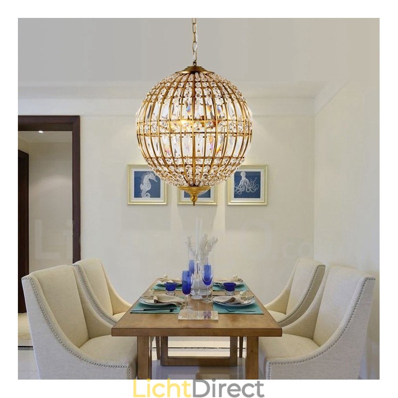 Globe Modern K9 Kristal Plafond Hanglamp Binnen Kroonluchter Verlichting Lampen Armaturen