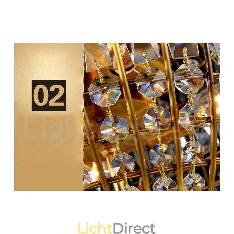 Globe Modern K9 Kristal Plafond Hanglamp Binnen Kroonluchter Verlichting Lampen Armaturen