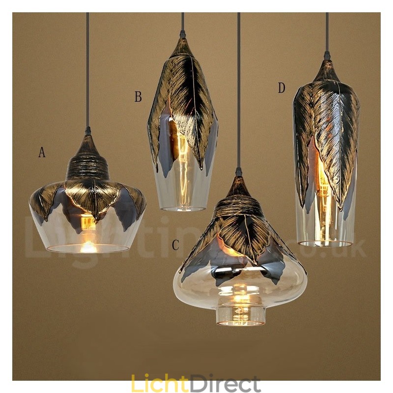 Europese Retro Glazen Hanglamp Lounge Hanglamp