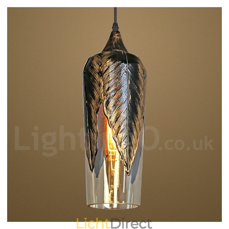 Europese Retro Glazen Hanglamp Lounge Hanglamp