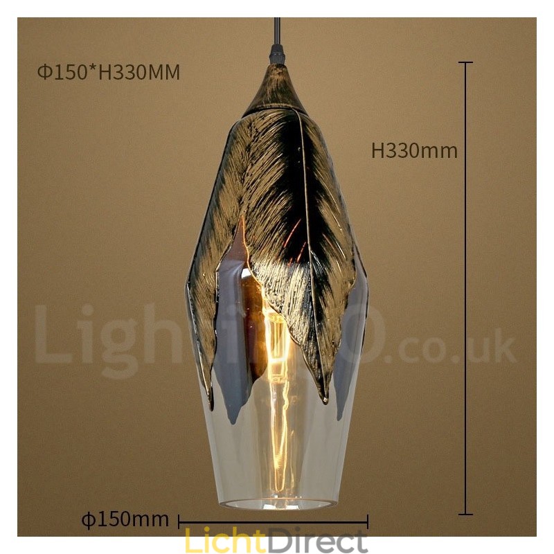 Europese Retro Glazen Hanglamp Lounge Hanglamp