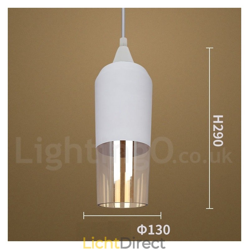 Europese Retro Lounge Glazen Hanglamp