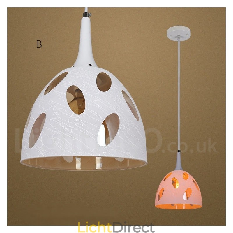 Moderne eigentijdse lounge glazen hanglamp