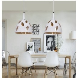 Moderne eigentijdse lounge glazen hanglamp