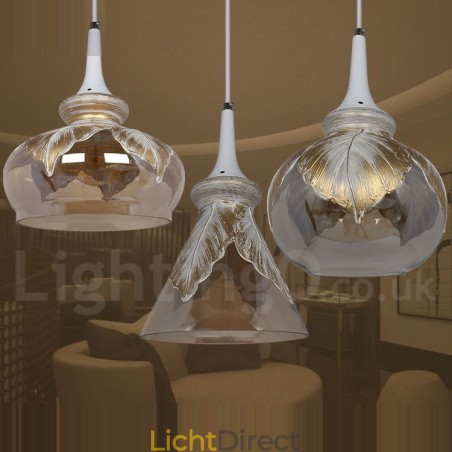 Europese moderne eigentijdse lounge glazen hanglamp Europese moderne eigentijdse lounge glazen hanglamp