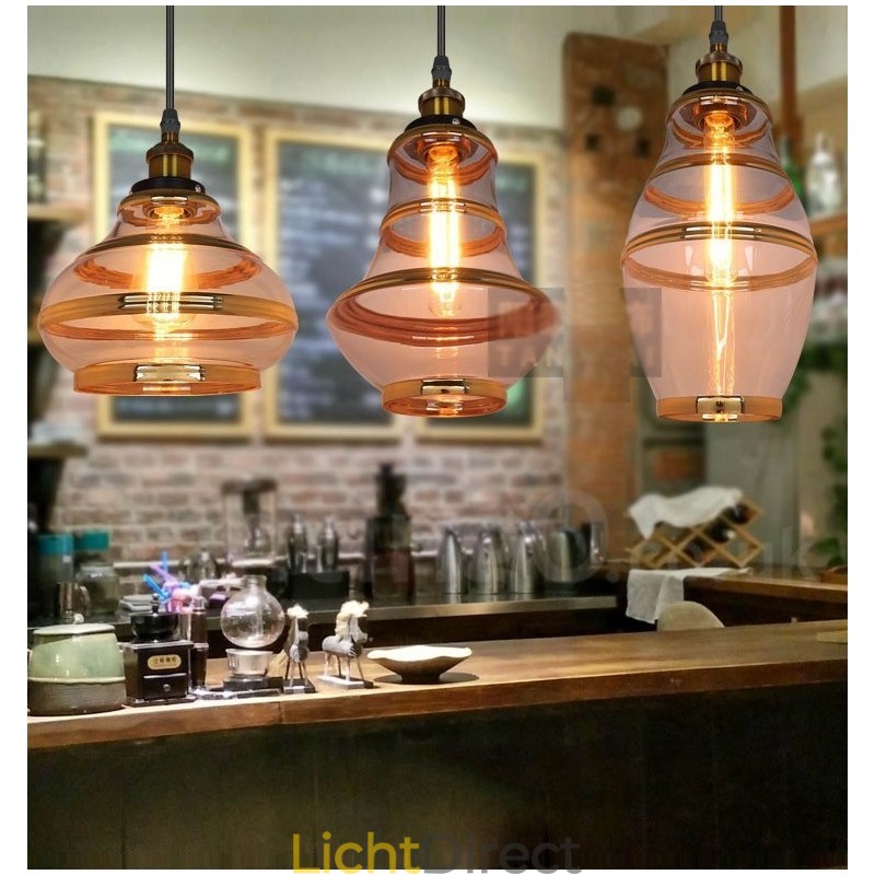 Bar Lounge Europese Glazen Hanglamp