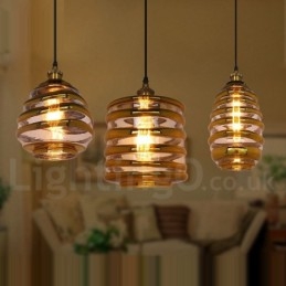 Europese glazen hanglamp Café Lounge hanglamp