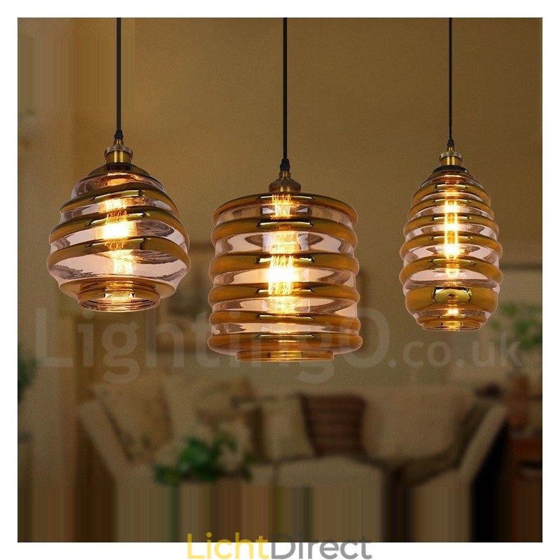 Europese glazen hanglamp Café Lounge hanglamp