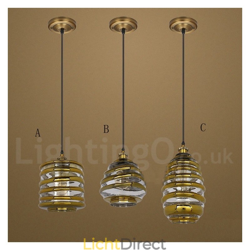 Europese glazen hanglamp Café Lounge hanglamp