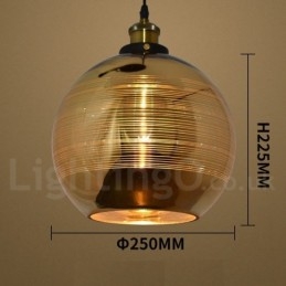 Europese glazen hanglamp Café hanglamp