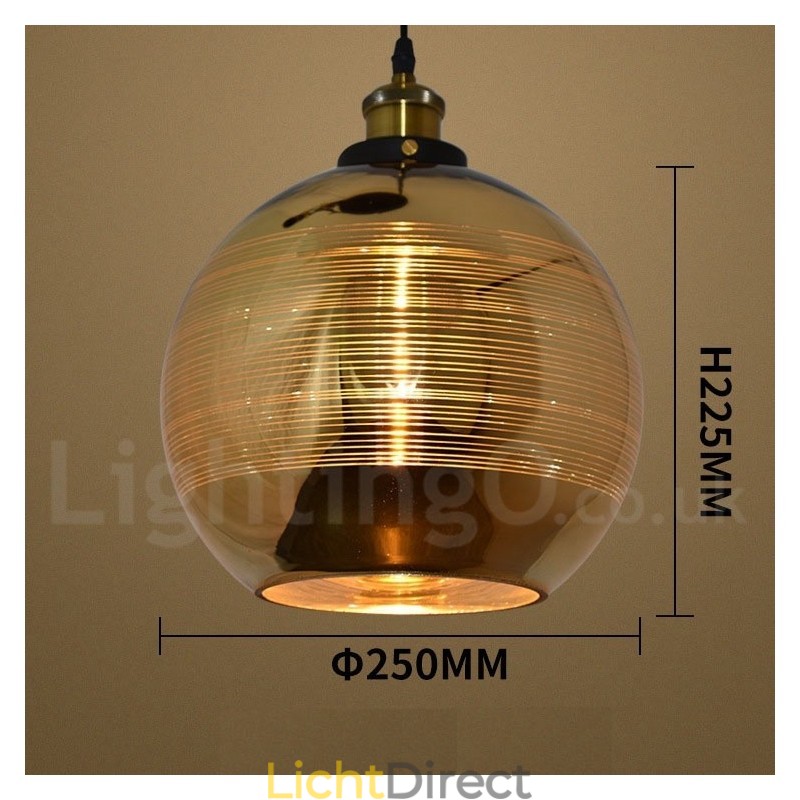 Europese glazen hanglamp Café hanglamp