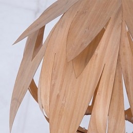 Vintage creatieve kooivogel kroonluchter van bamboe