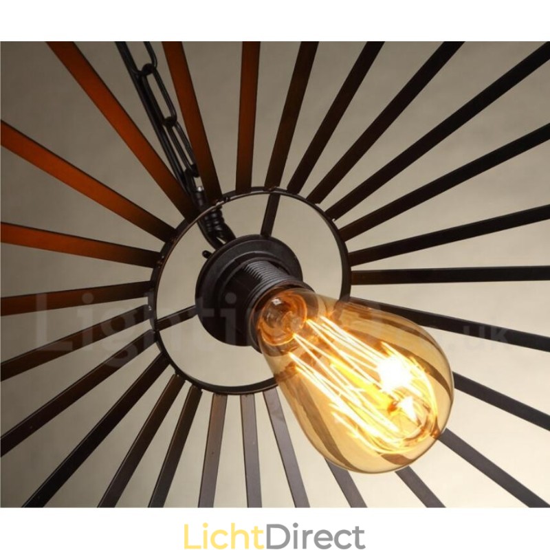 1 Licht Rustieke Lodge Hanglamp Café Hennep Touw Hanglamp