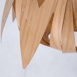 Vintage creatieve kooivogel kroonluchter van bamboe