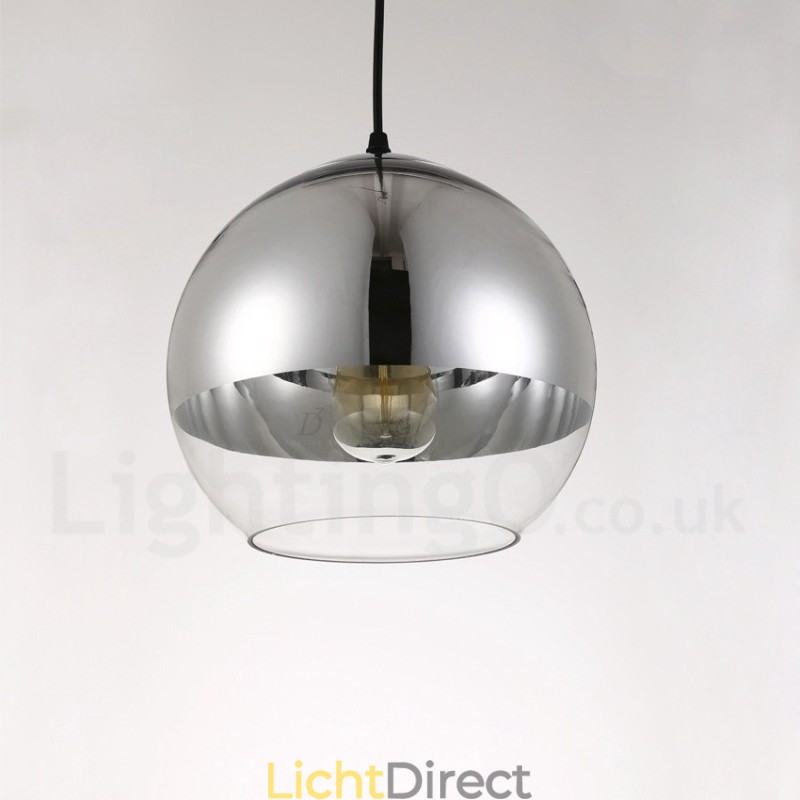 1 Lichts Moderne Hedendaagse Plating Café Glazen Hanglamp