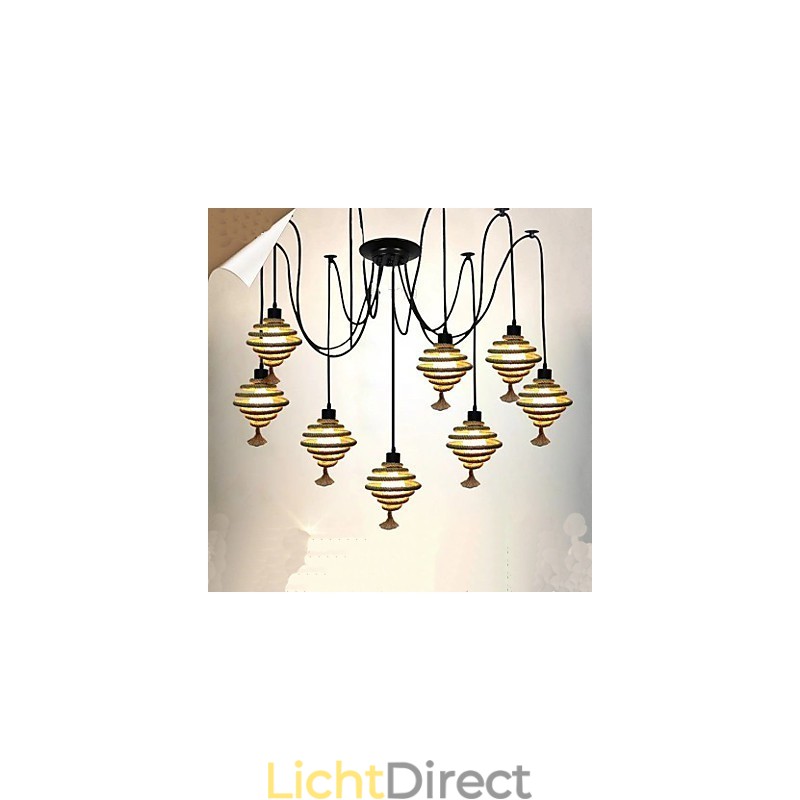 De Nordic Country Retro Honeycomb kroonluchter Kroonluchterlamp De Heavenly Maids Scatter Blossoms.