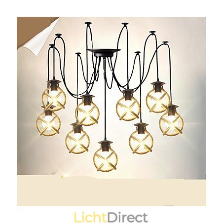 Touwlamp Kroonluchter Kleding lang Creatief De Hemelse Meiden Strooien Bloesems. Spinnenlamp Touwlamp Kroonluchter Kleding lang Creatief De Hemelse Meiden Strooien Bloesems. Spinnenlamp