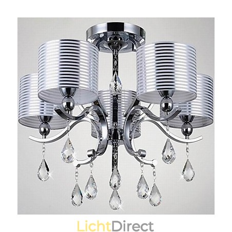 Moderne K9 Kristallen Kroonluchter 6 Lampen Moderne K9 Kristallen Kroonluchter 6 Lampen