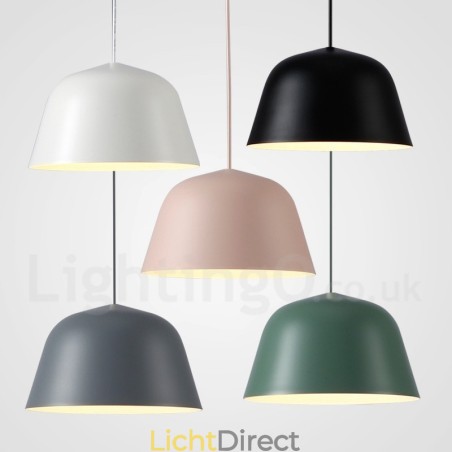 1-lichts moderne, eigentijdse stalen hanglamp met aluminiumlegering kap 1-lichts moderne, eigentijdse stalen hanglamp met aluminiumlegering kap