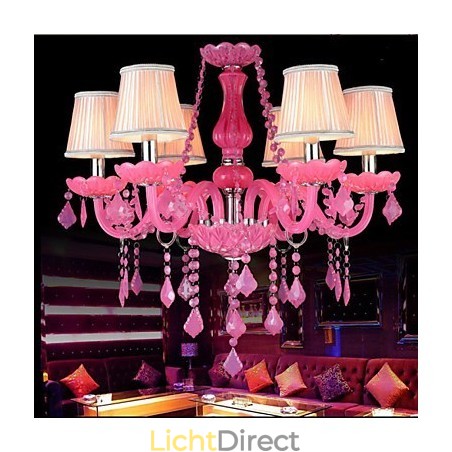 Koffielamp Project Light Kaars Kristal Hanglamp Roze A Koffielamp Project Light Kaars Kristal Hanglamp Roze A