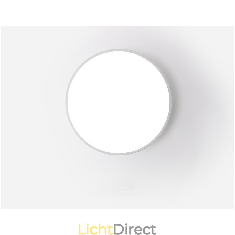 Ultradunne dimbare moderne eigentijdse Scandinavische stijl plafondlampen met acryl kap met afstandsbediening. Kan ook als wandlamp worden gebruikt.