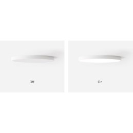Ultradunne dimbare moderne eigentijdse Scandinavische stijl plafondlampen met acryl kap met afstandsbediening. Kan ook als wandlamp worden gebruikt.