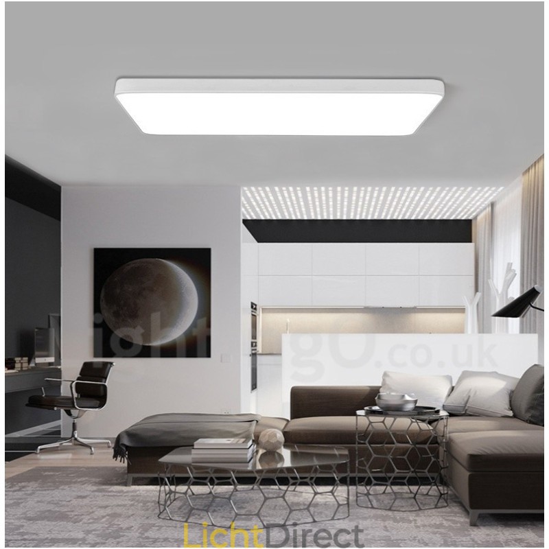 Dimbare moderne eigentijdse Scandinavische stijl plafondlampen met acryl kap en afstandsbediening