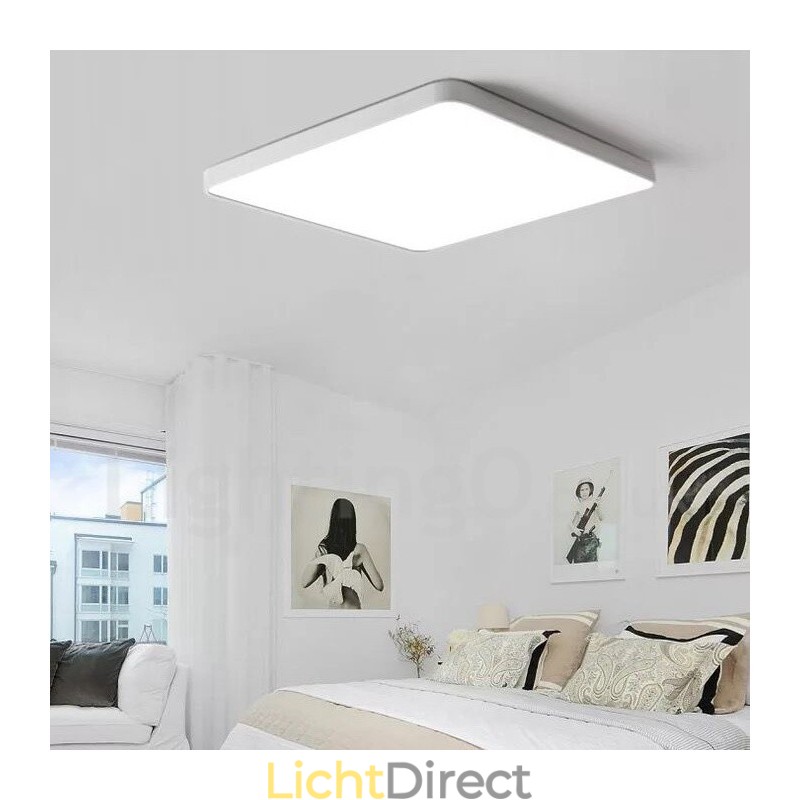 Dimbare moderne eigentijdse Scandinavische stijl plafondlampen met acryl kap en afstandsbediening