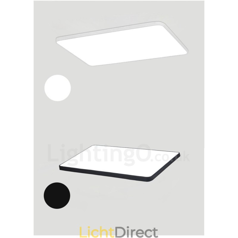 Dimbare moderne eigentijdse Scandinavische stijl plafondlampen met acryl kap en afstandsbediening