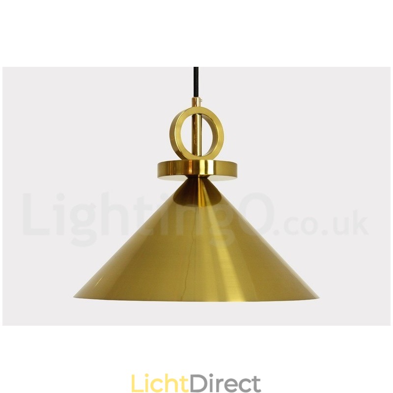 Puur koperen moderne eigentijdse Scandinavische stijl Rise and Fall hanglamp messing plafondlamp