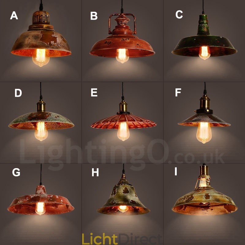 1 Licht Rustieke Lodge Retro Vintage Hanglamp Loft