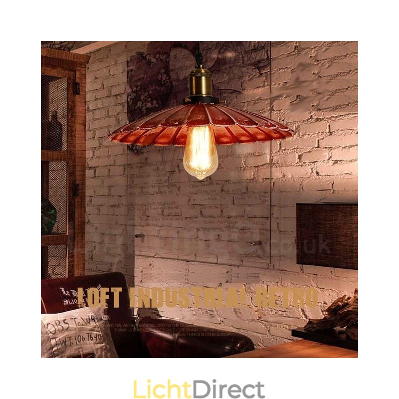 1 Licht Rustieke Lodge Retro Vintage Hanglamp Loft