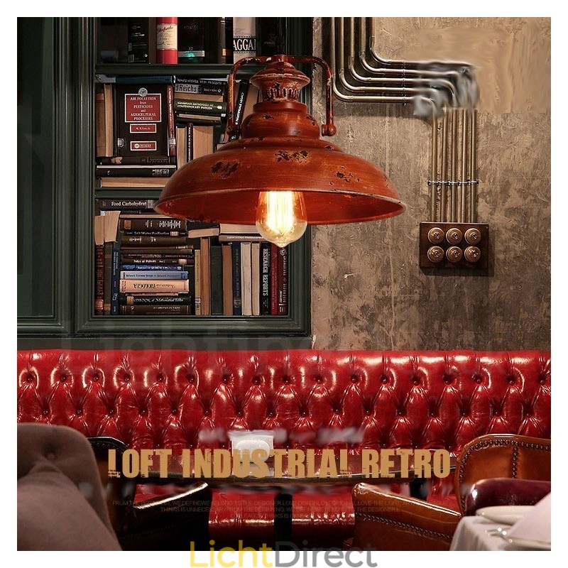 1 Licht Rustieke Lodge Retro Vintage Hanglamp Loft