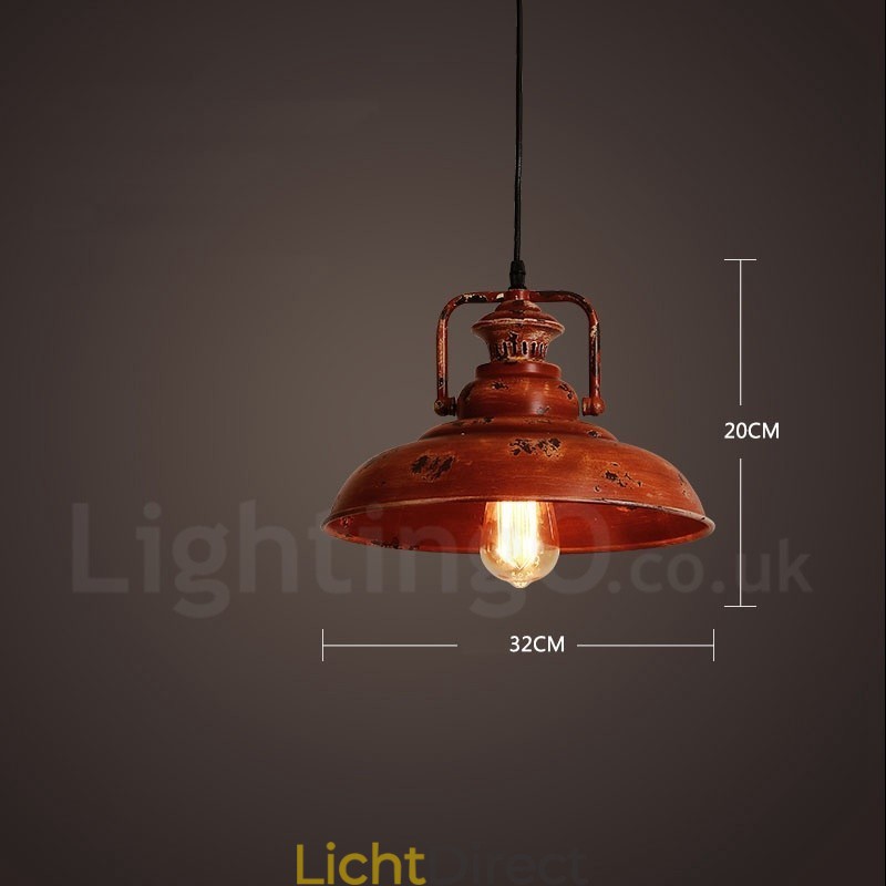 1 Licht Rustieke Lodge Retro Vintage Hanglamp Loft