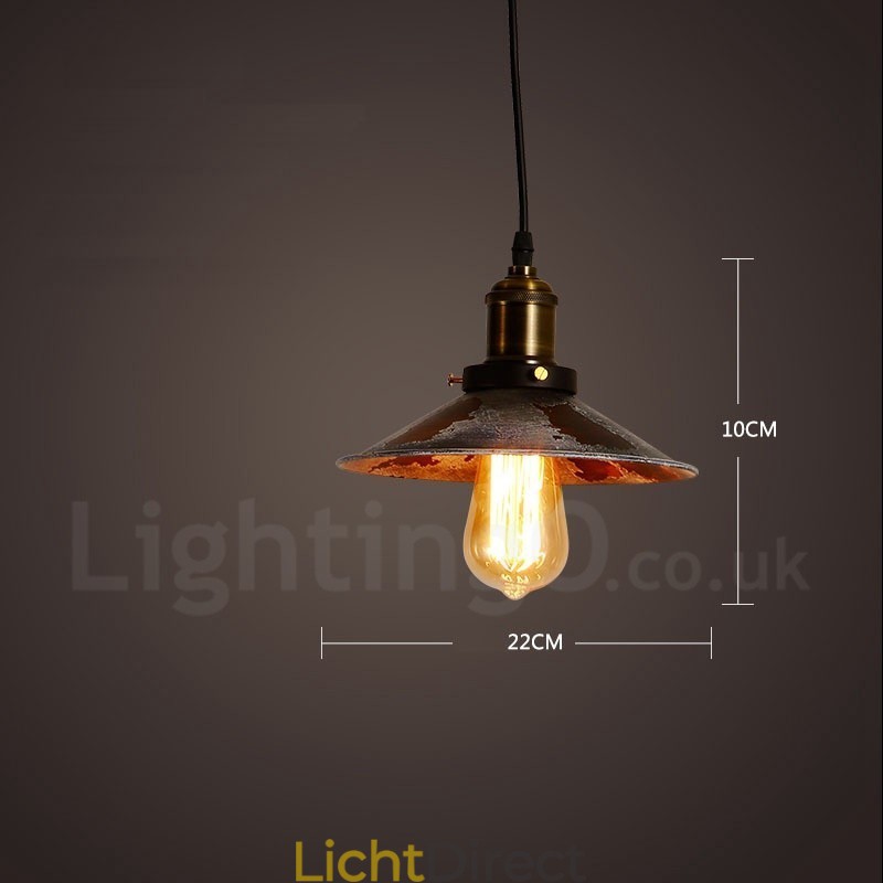 1 Licht Rustieke Lodge Retro Vintage Hanglamp Loft